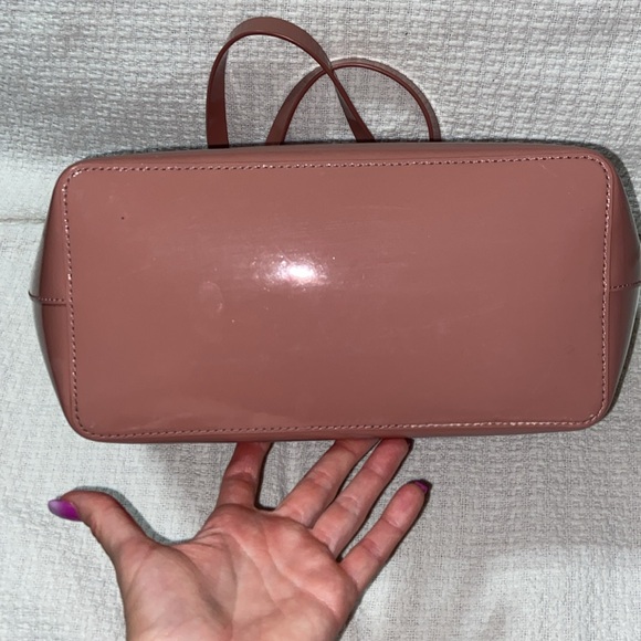 Kate spade patent scalloped lily avenue pink tote bag - Picture 6 of 16